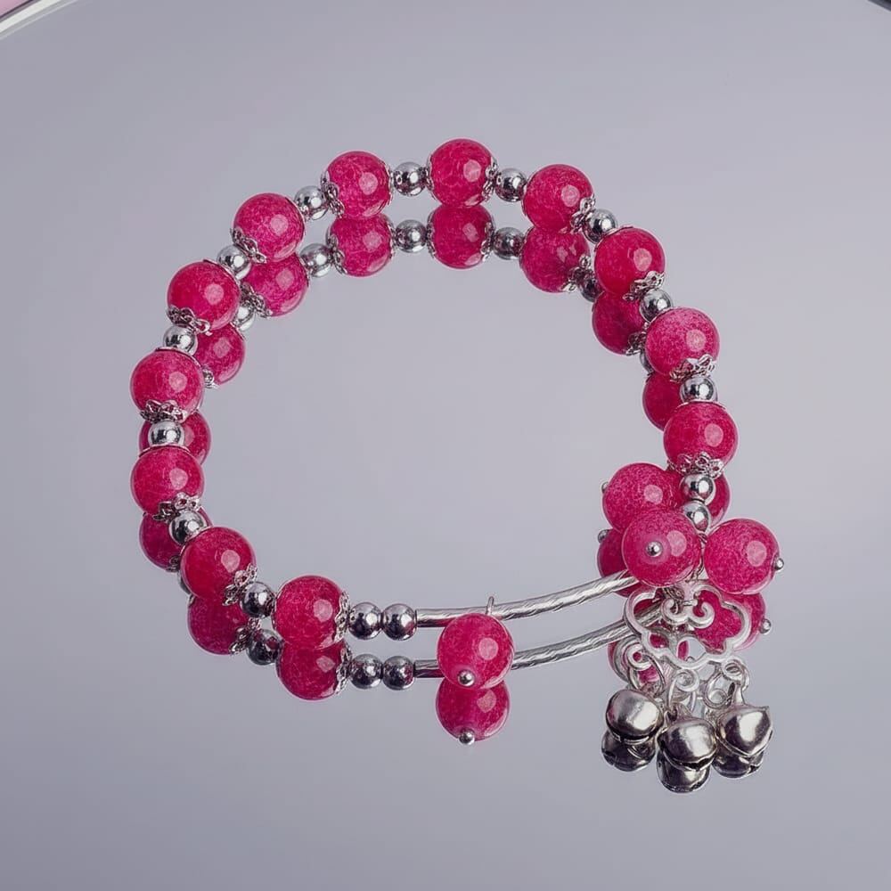 Dream Catcher Beaded Stone Bracelet