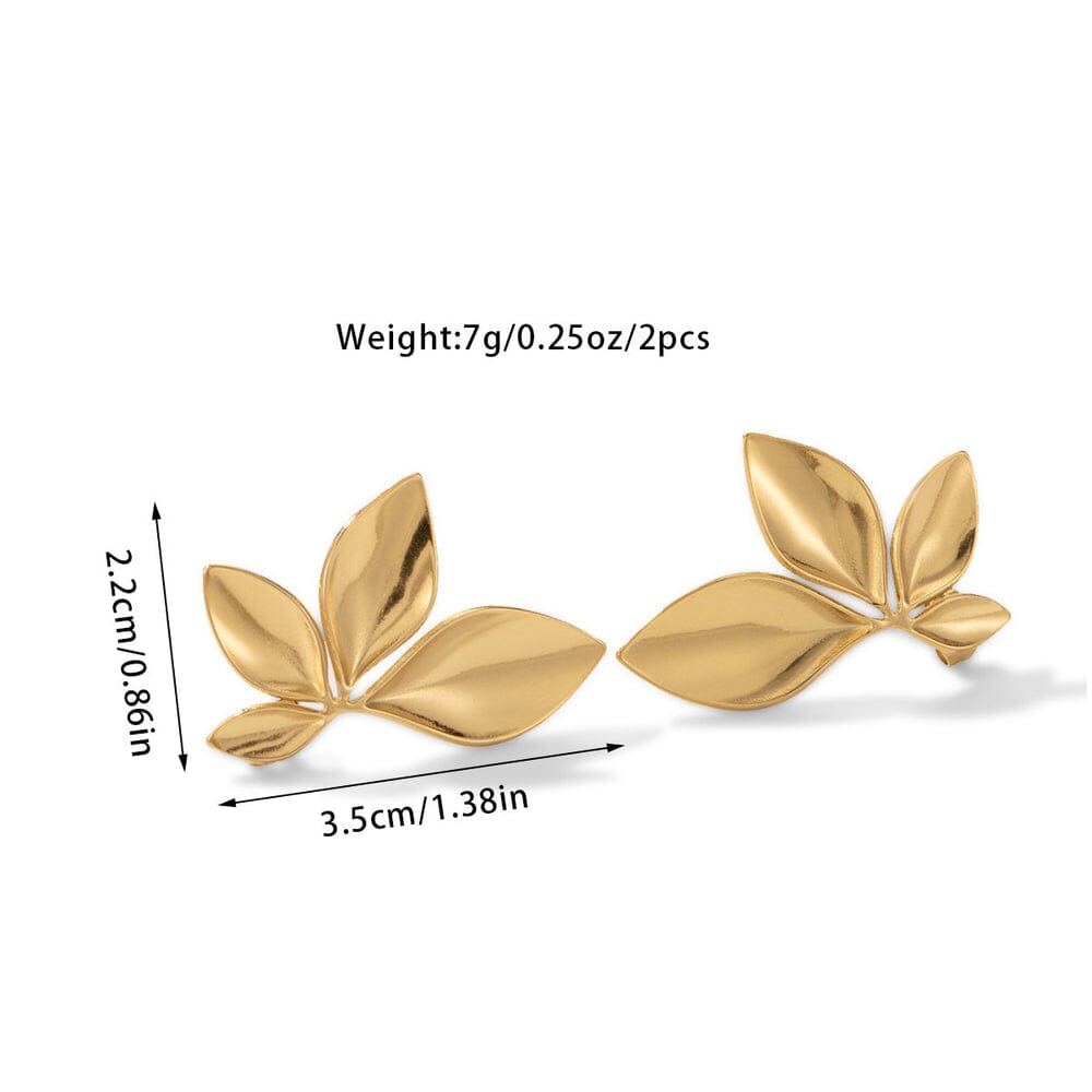 Gold Leaf Earring