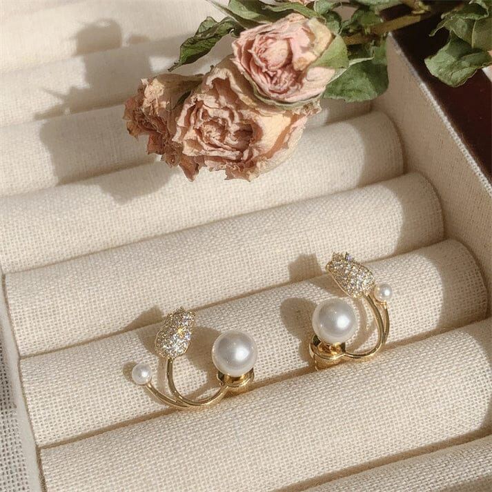 Sparkle Rosebud Earring