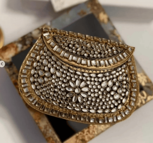 Classic Kundan Clutch