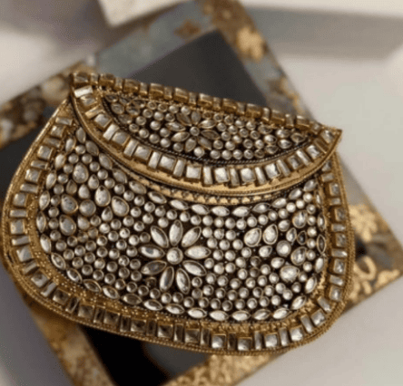 Kundan Mosaic Clutch