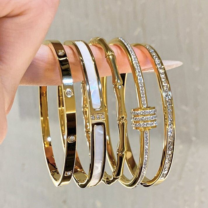Premium Gold Series Bangle Bracelet Style