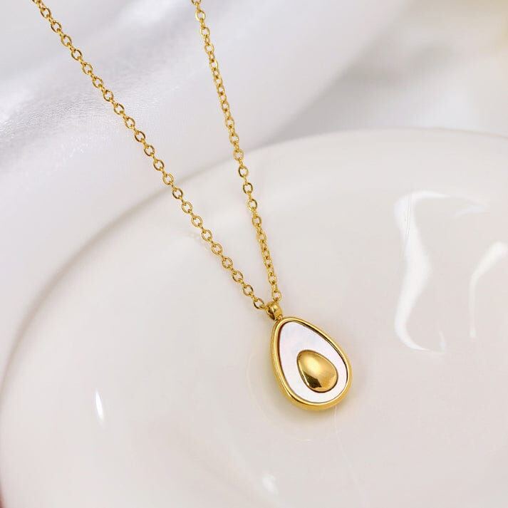 Premium Gold Avocado Necklace