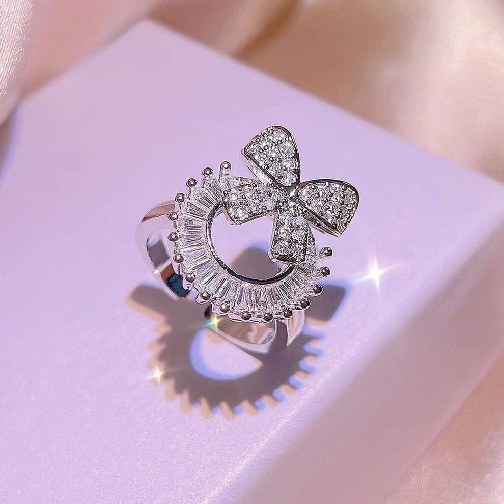Flash Diamond Bow Ring