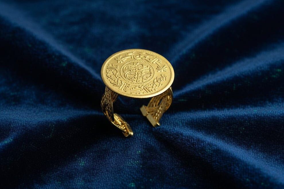 Gold Coin Ring
